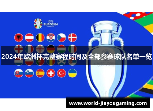 2024年欧洲杯完整赛程时间及全部参赛球队名单一览