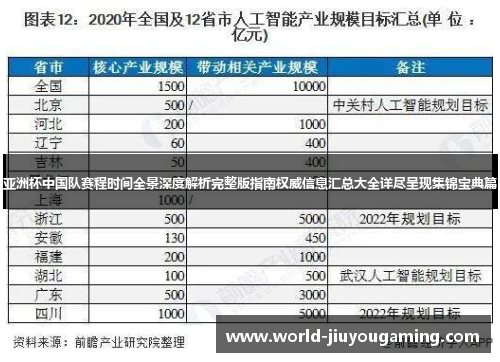 亚洲杯中国队赛程时间全景深度解析完整版指南权威信息汇总大全详尽呈现集锦宝典篇
